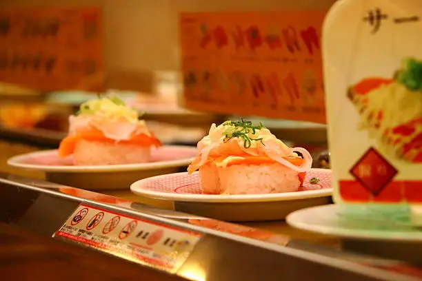 Kaitenzushi: Conveyor Belt Sushi Delight