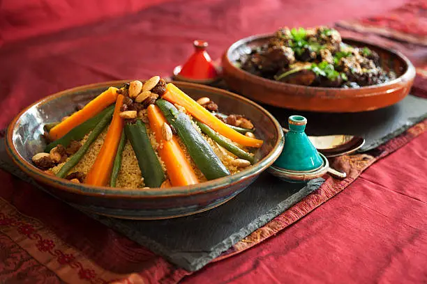 COUSCOUS (NATIONAL DISH OF MOROCCO)